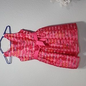 The Children's Place Girl Floral Dress multilayer Size 12.